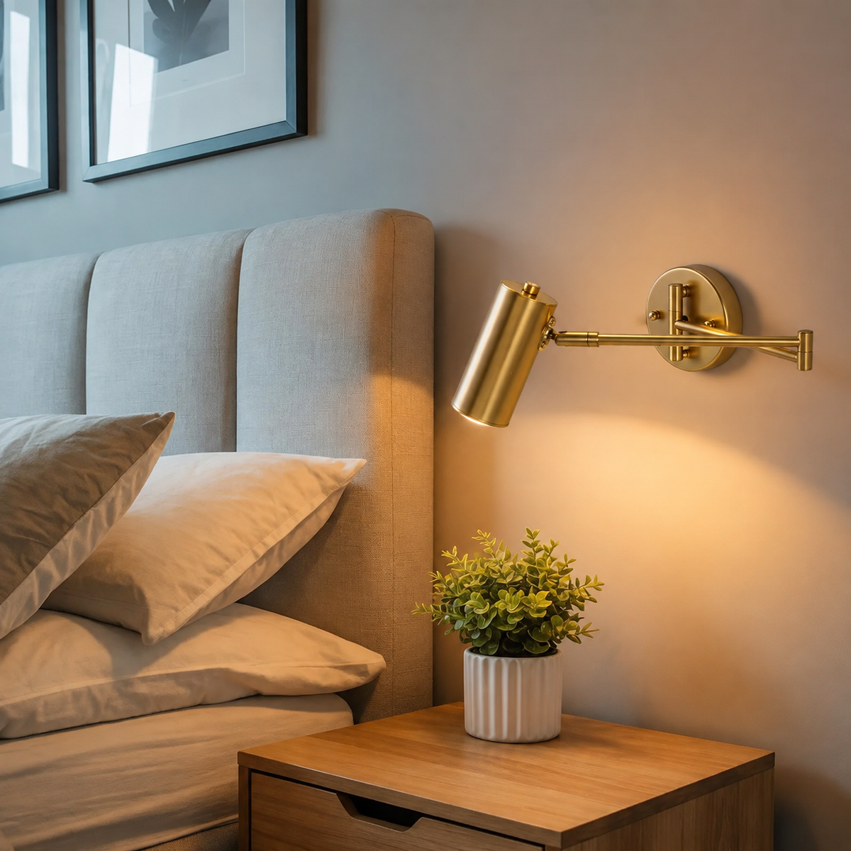 Industrial Wall Sconce Adjustable Arm LED Lighting