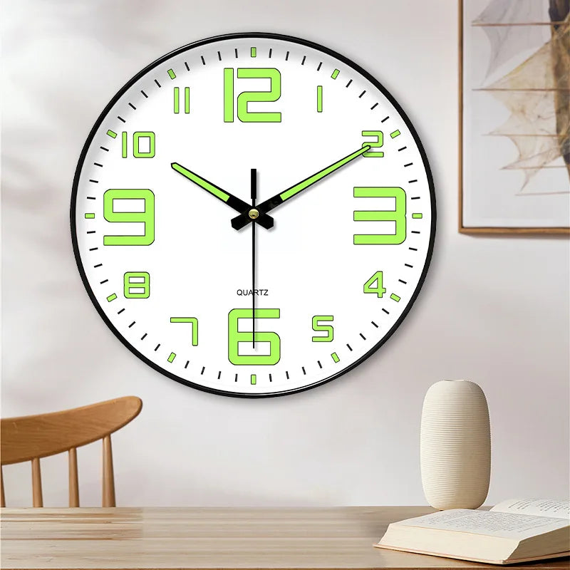 Luminous Hole-Free Wall Clock