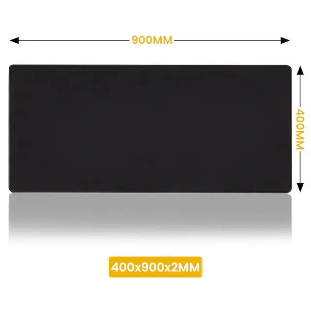 XXL Black Desk Mat – Extended Non-Slip Mouse Pad for Gaming & Office