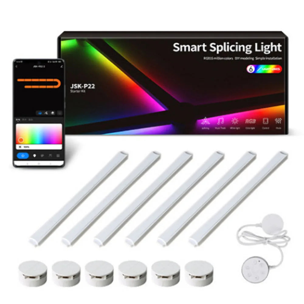 DIY RGB Splicing Wall Light