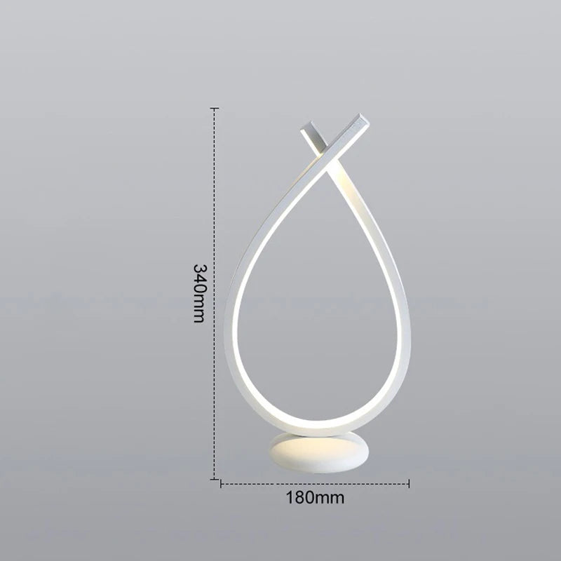 LED USB Night Lamp – Minimalist Desktop Touch Dimmer Decor Light
