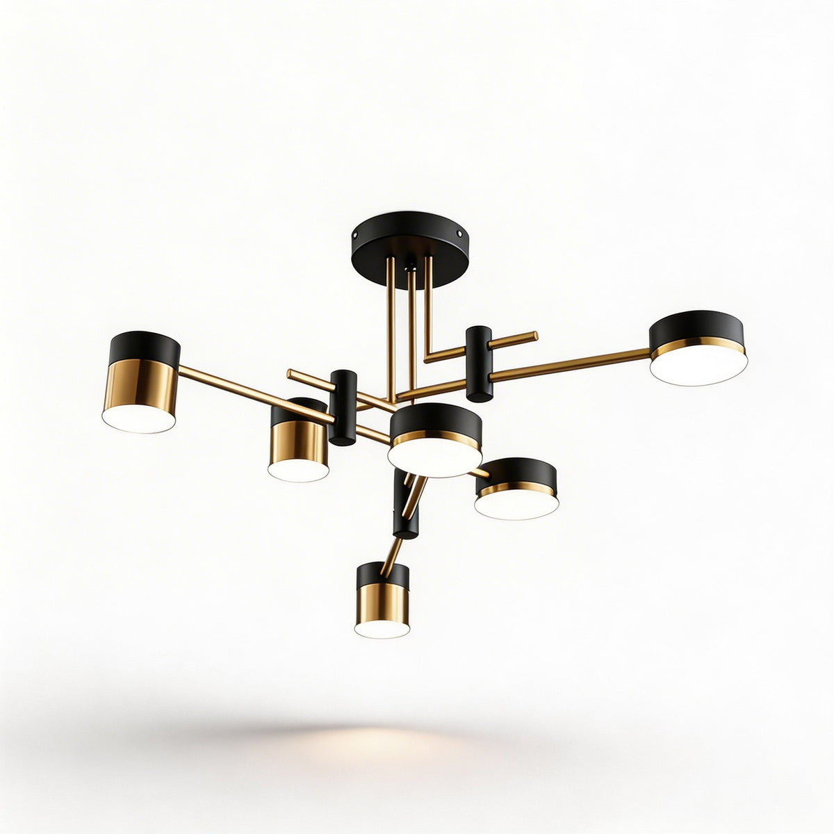 Sputnik Ceiling Light Iron Acrylic Dimmable LED 4-8 Light