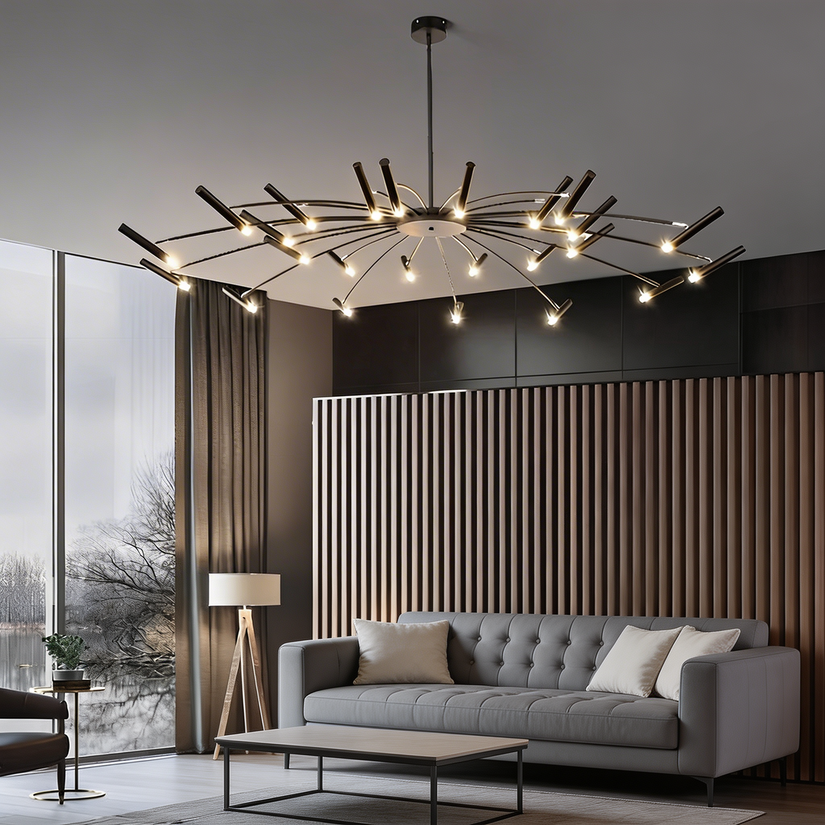 Adjustable Metal Chandelier G9 LED Hanging Light