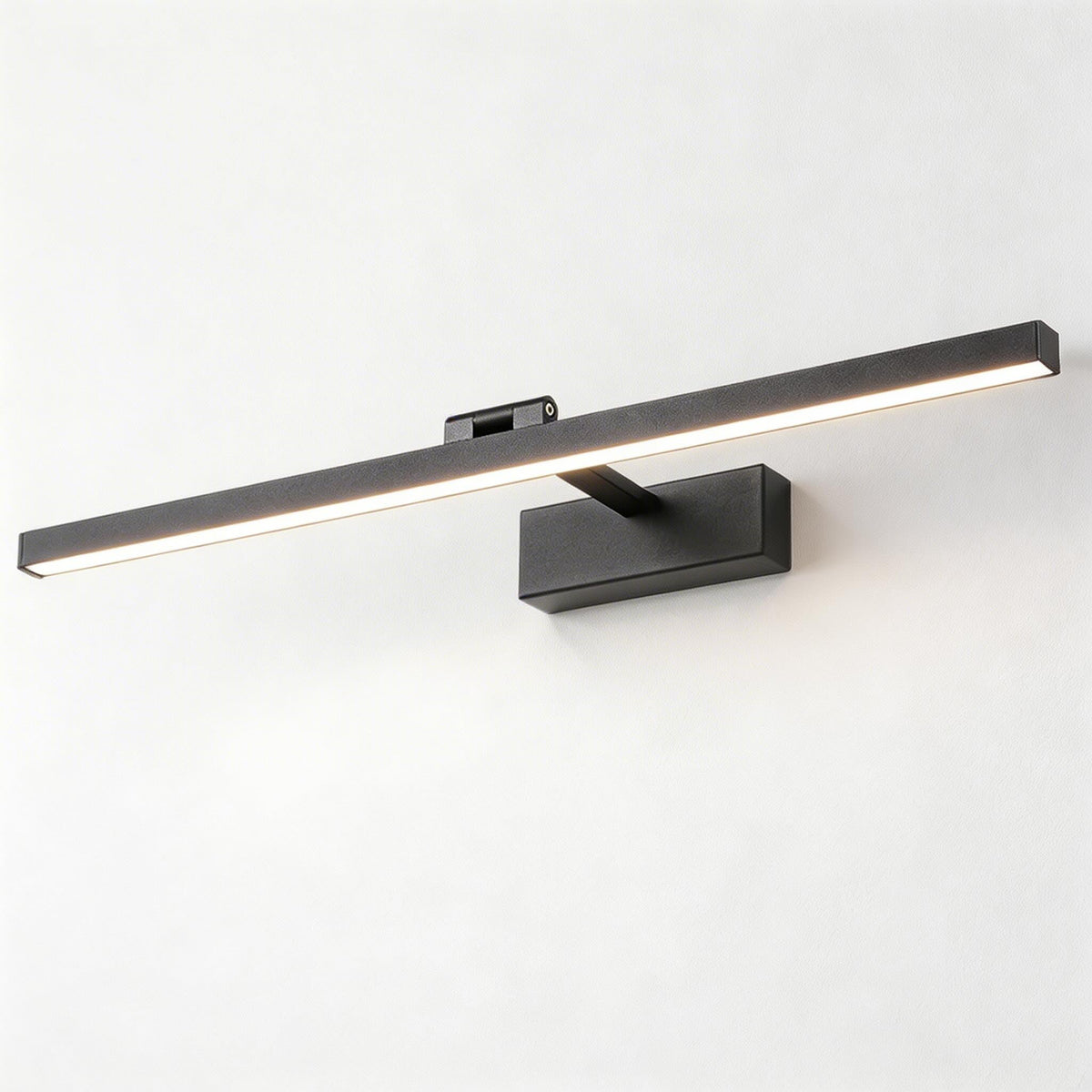 Rotatable Bath Bar LED Vanity Light 60–80cm Black or White Metal & Acrylic