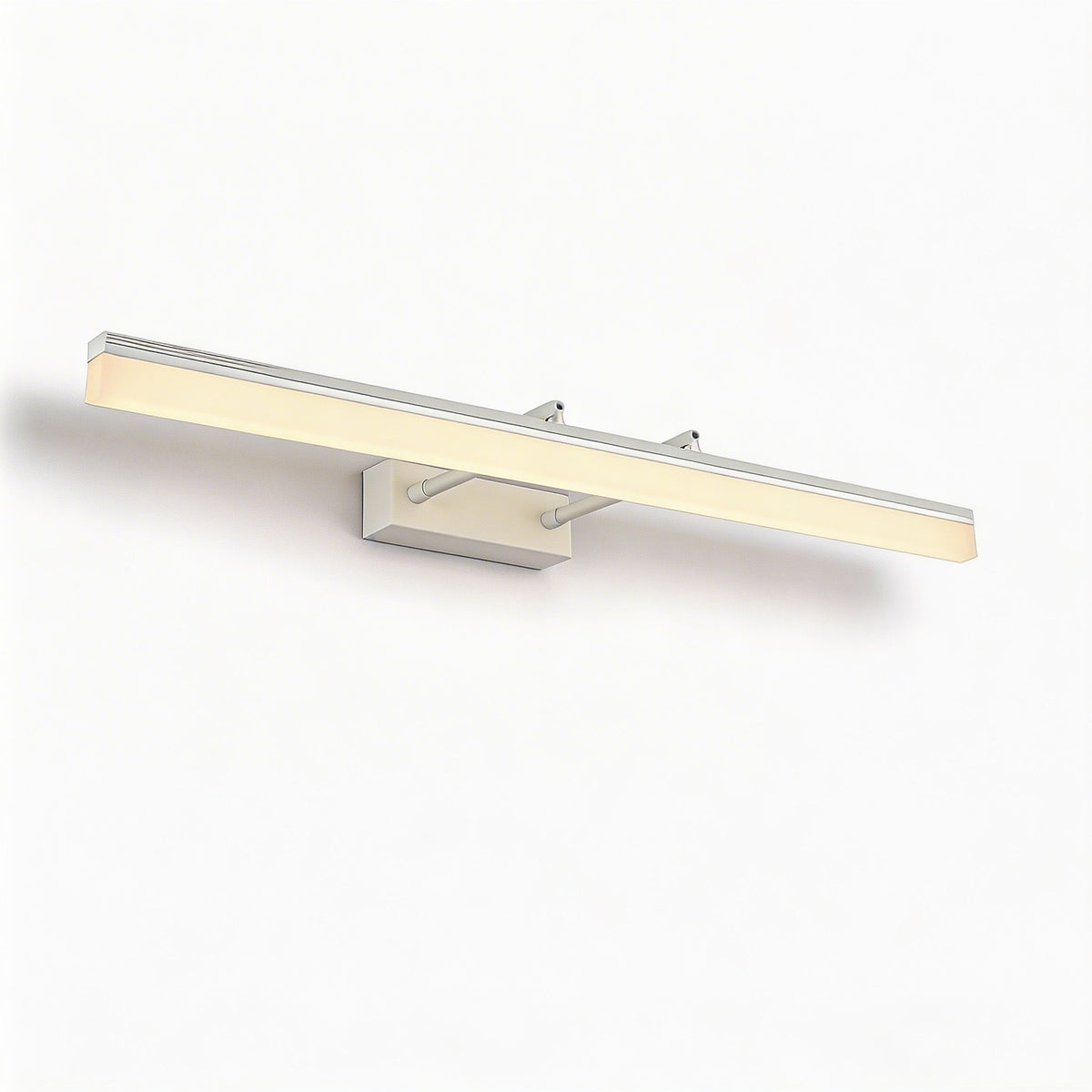Extendable Dual-Rod LED Vanity Light Bar Stainless Steel 41–80cm 3-Colour
