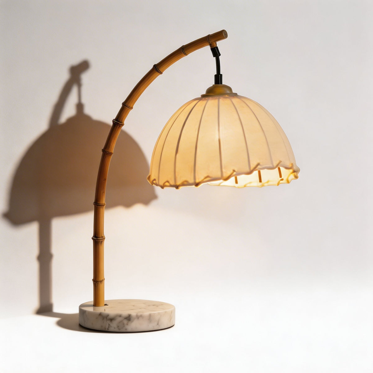Imitation Bamboo Floor Lamp Tricolor LED Nordic Light