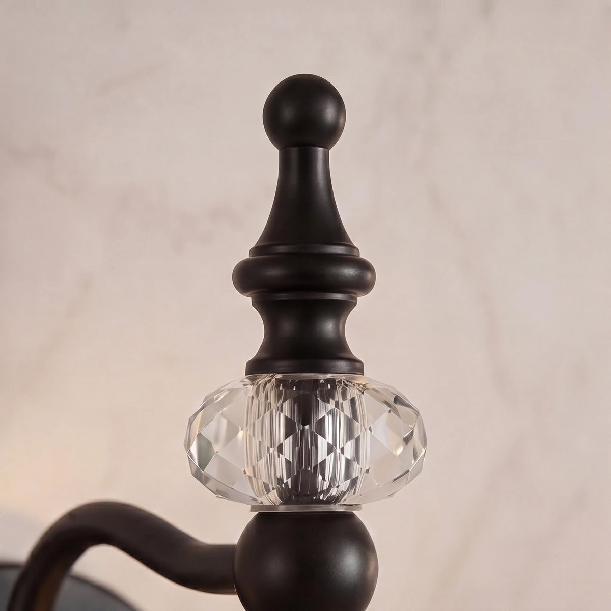 Iron & Clear Glass Vanity Wall Sconce 1–4 Light G9 Retro Bathroom Light