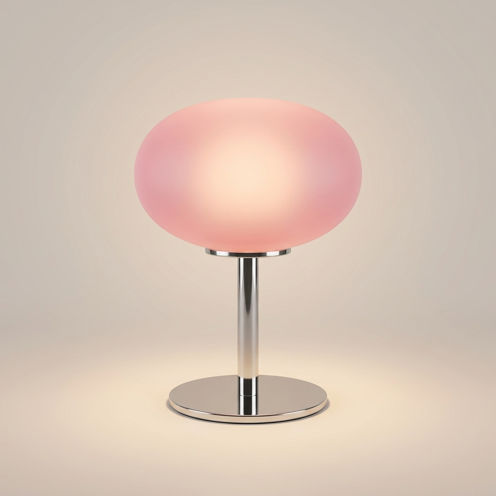 Macaron Dimmable Glass Bedside Lamp Bedroom Lighting Trichromatic Dimming Eye-Care LED