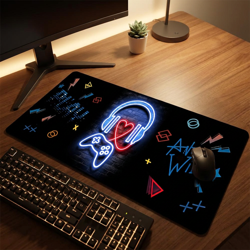 XXL Gamepad Mouse Pad - COLOR-4 - desk scene
