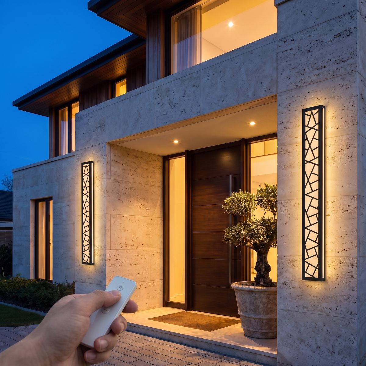 LED Long Wall Light Bird's Nest - Dimmable with Remote