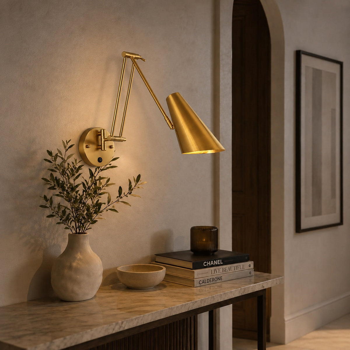 Industrial Wall Light Adjustable Sconce