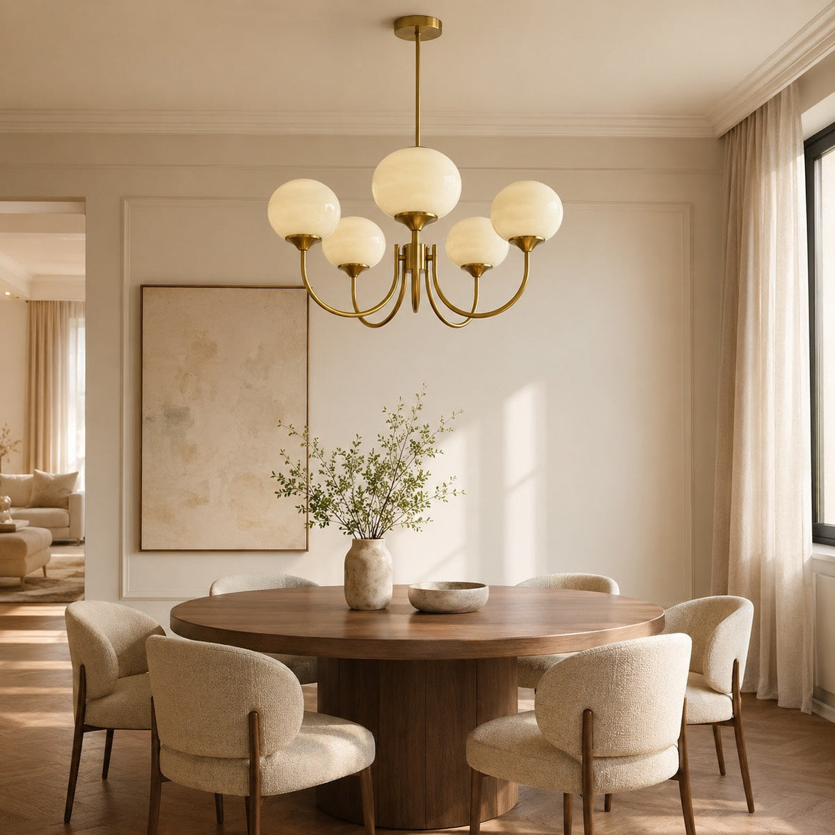 Sculptural Chandelier Pendant Light Fixture LED Hanging