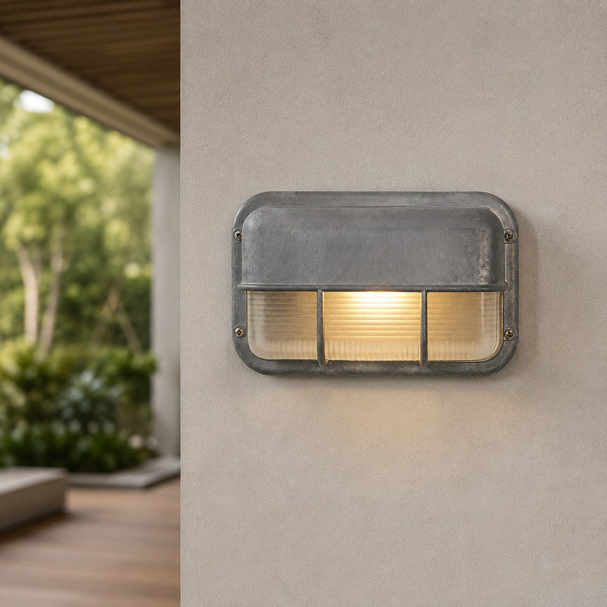 Modern Outdoor Wall Light Waterproof Aluminum LED Fixture for Patios Gardens Entryways