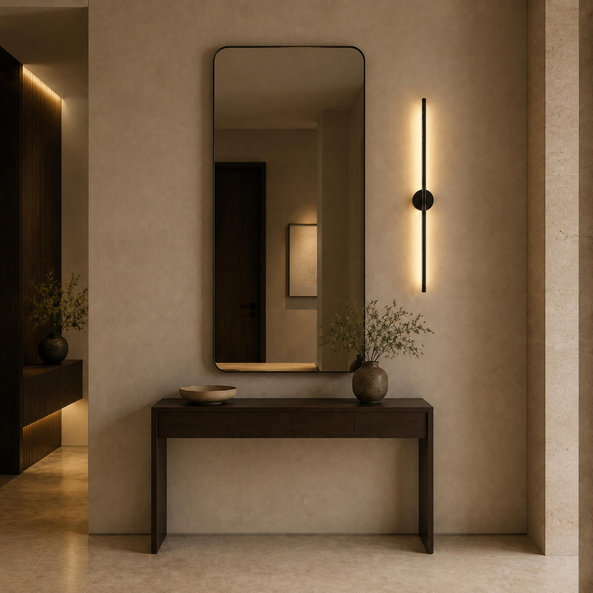 LED Tube Wall Sconce Wall Mounted Minimalist Light
