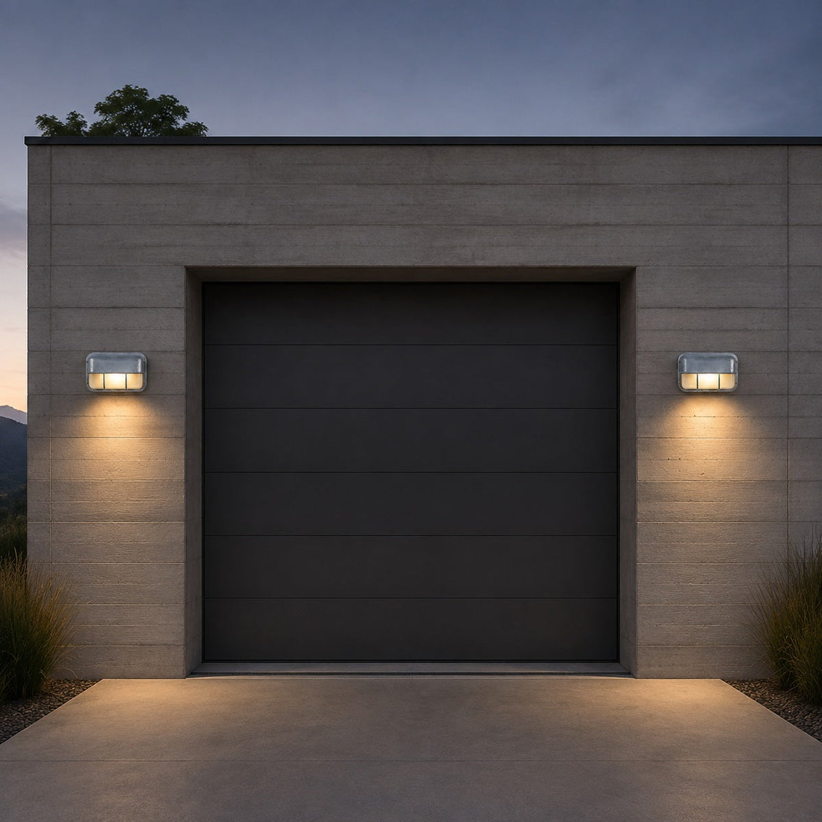 Modern Outdoor Wall Light Waterproof Aluminum LED Fixture for Patios Gardens Entryways
