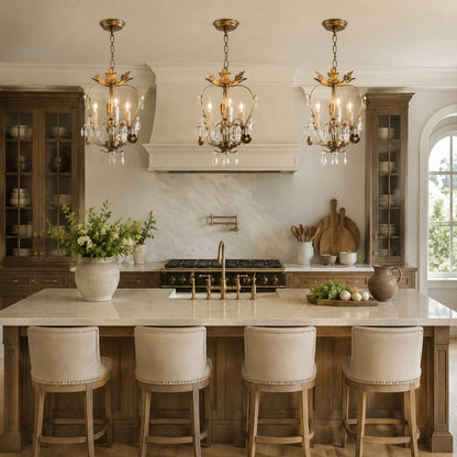 Crystal Chandelier Pendant Light Fixture LED Hanging