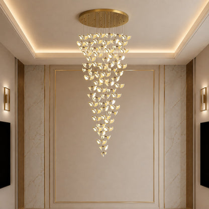Double Horn Iron Chandelier Ceiling Light LED