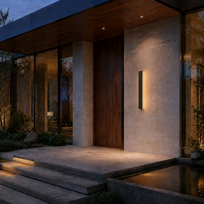 Minimalist Outdoor Wall Light Wall Mounted Aluminum LED