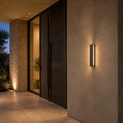 Minimalist Outdoor Wall Light Wall Mounted Aluminum LED