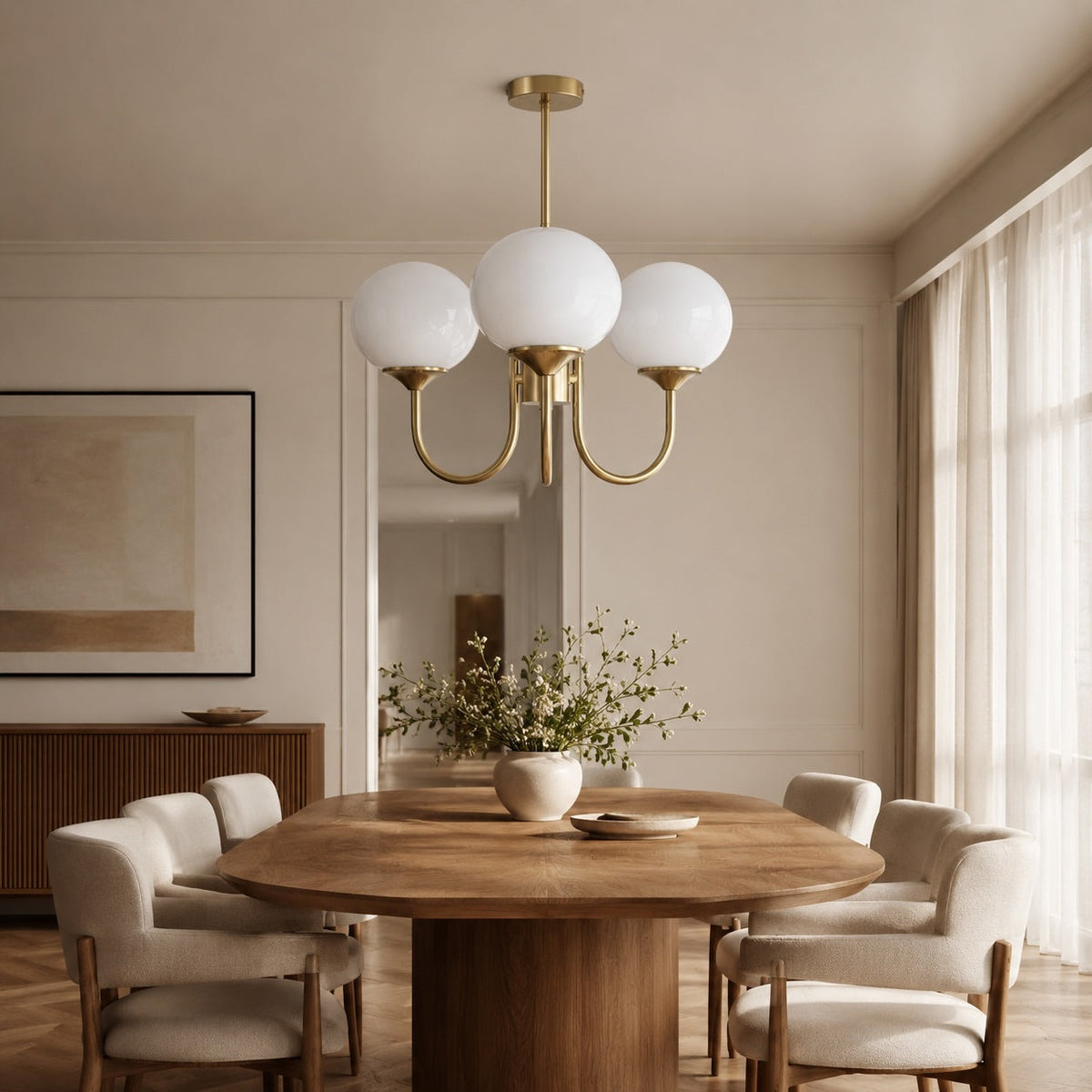 Sculptural Chandelier Pendant Light Fixture LED Hanging