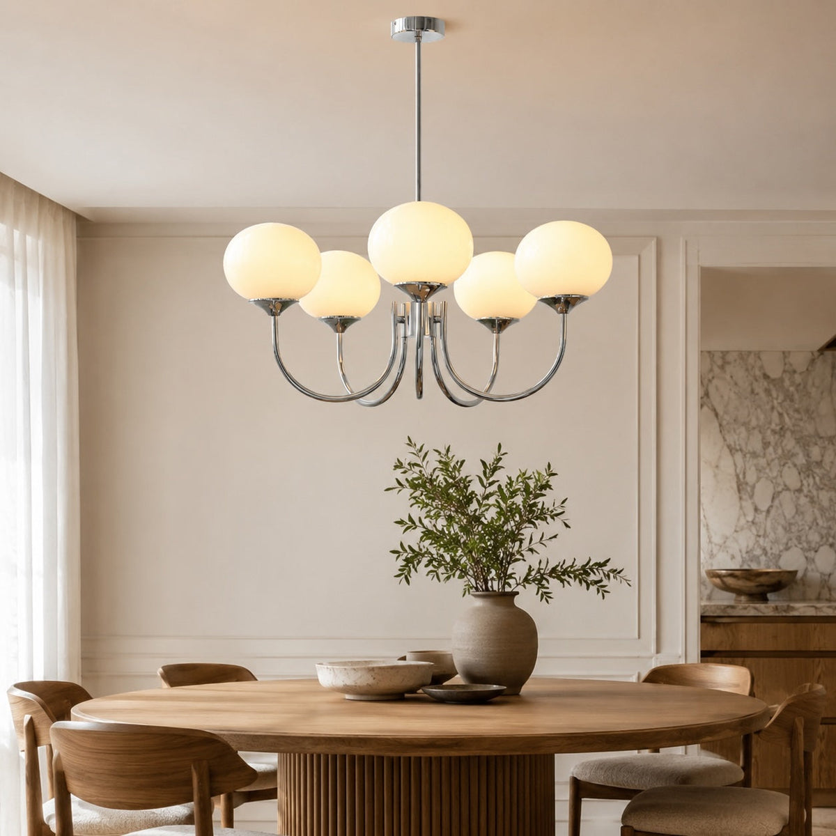 Sculptural Chandelier Pendant Light Fixture LED Hanging