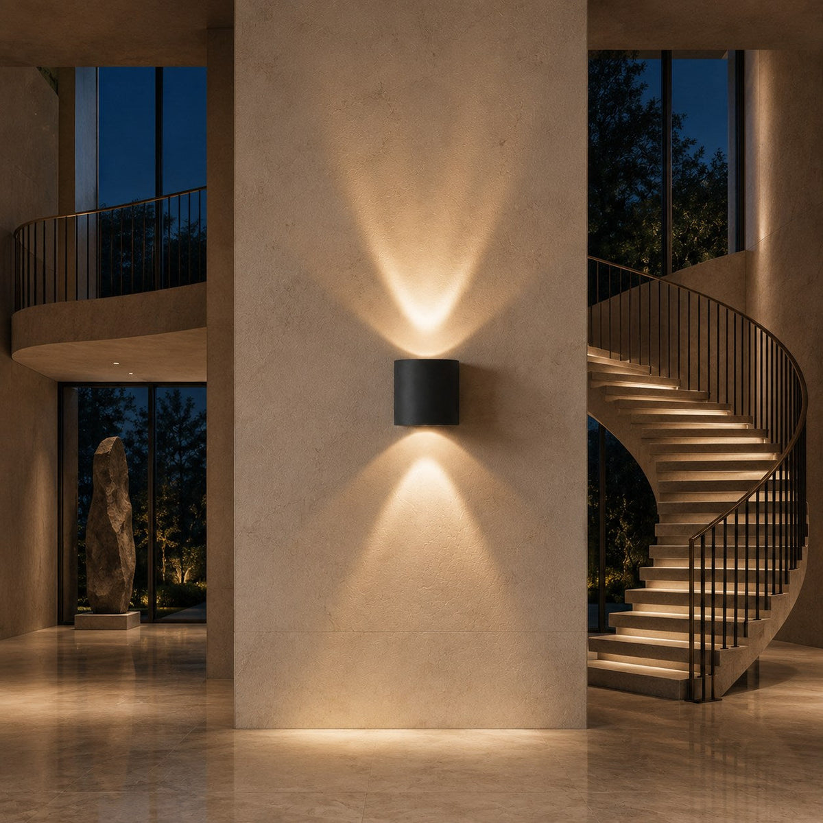 Waterproof Aluminium Up & Down Wall Light LED Outdoor