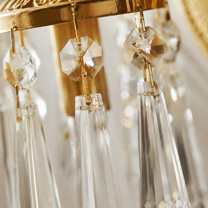 Antler Wall Light Crystal Metal LED Adjustable Sconce