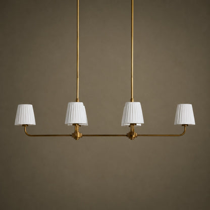 Luxury Brass Linear Chandelier