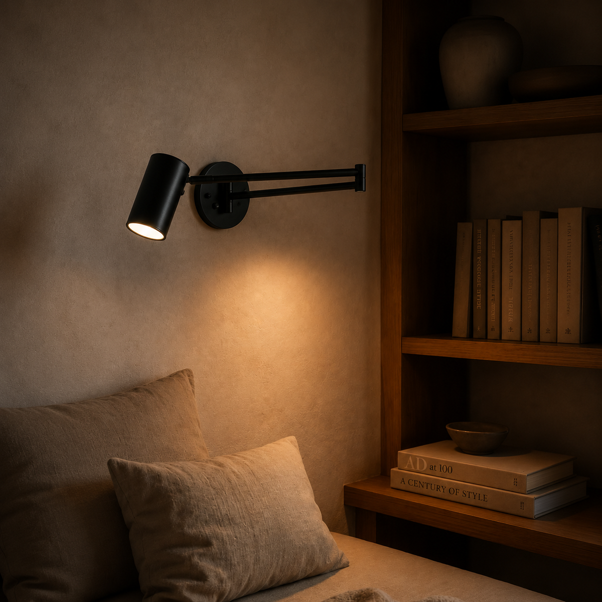Industrial Wall Sconce Adjustable Arm LED Lighting