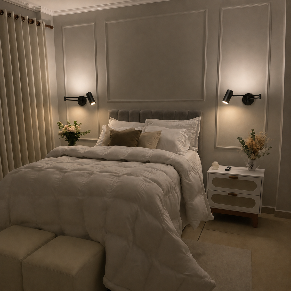 Industrial Wall Sconce Adjustable Arm LED Lighting