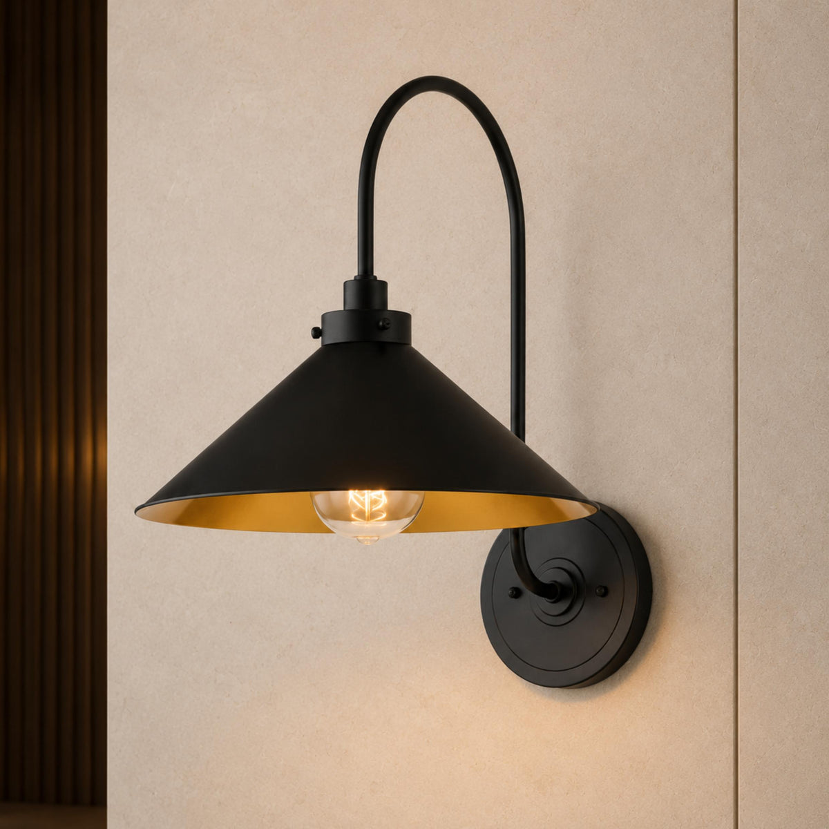 Oversized Adjustable Metal LED Wall Light