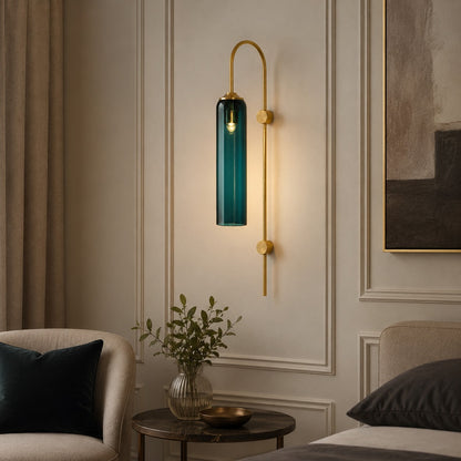 Glass Shade Wall Light Wall Mounted Dimmable LED Sconce