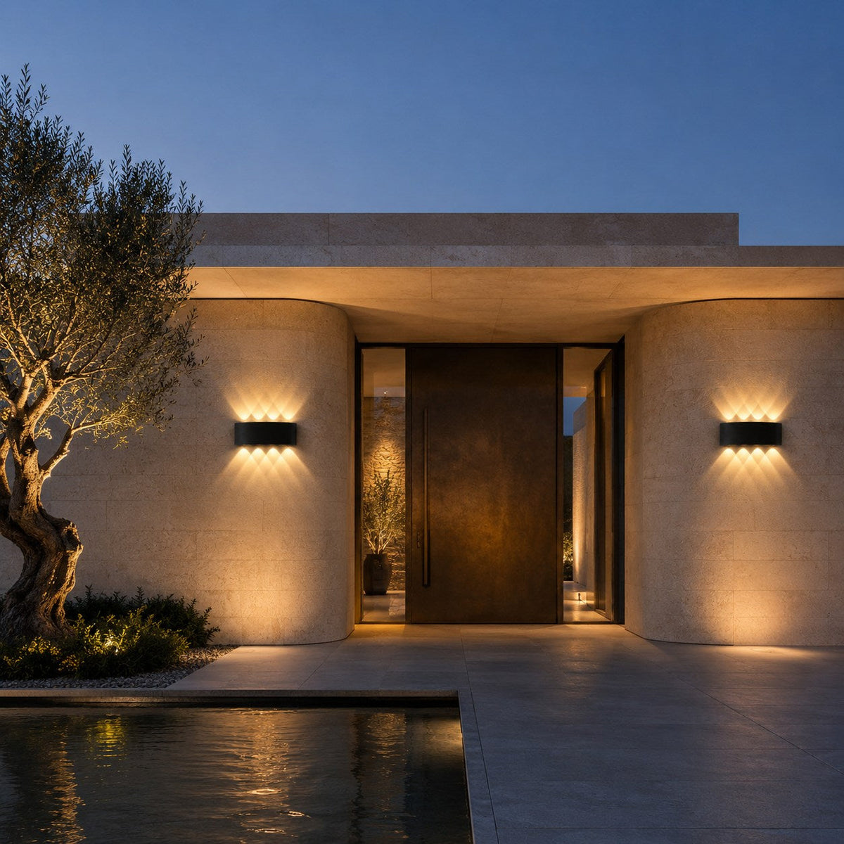 Waterproof Aluminium Up & Down Wall Light LED Outdoor
