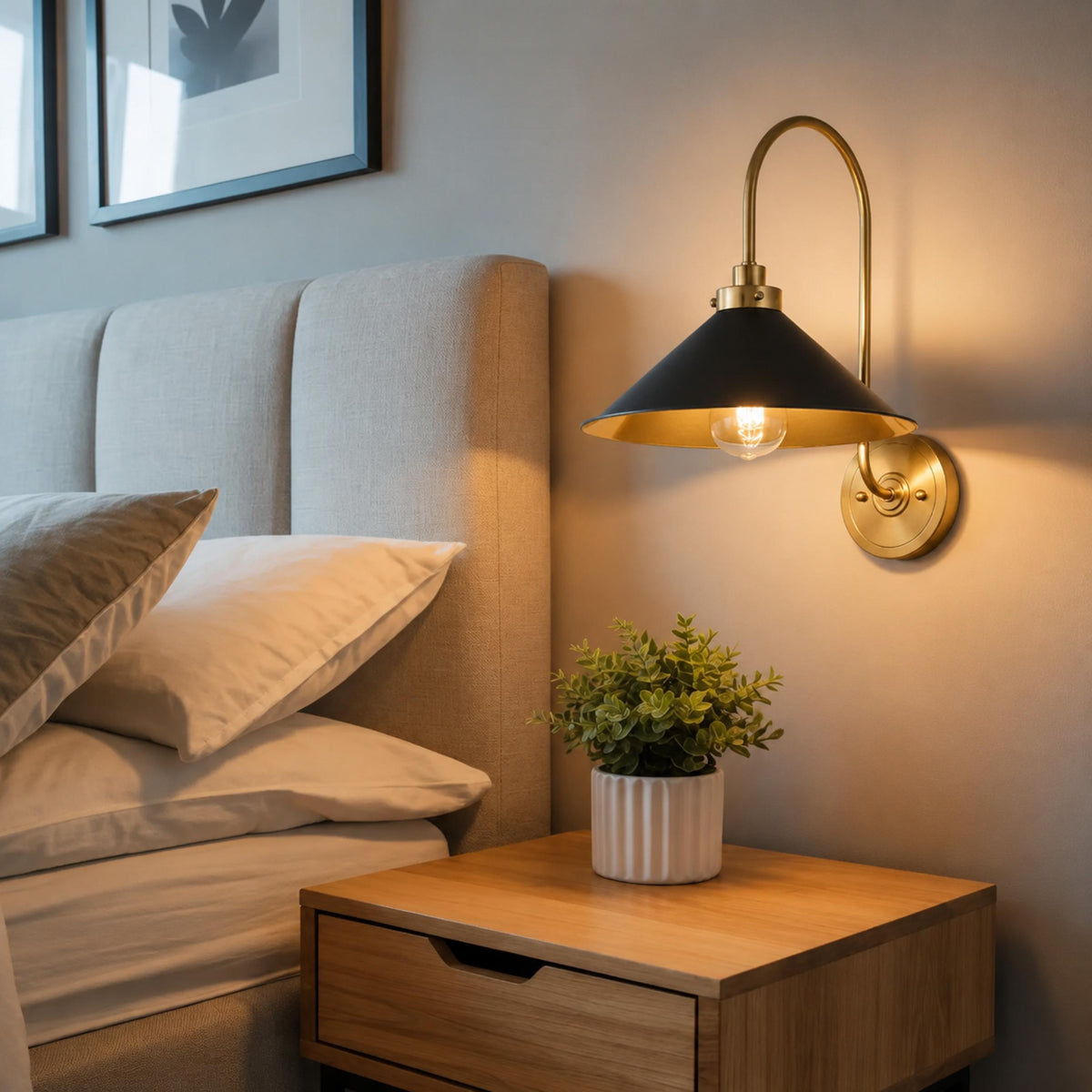 Oversized Adjustable Metal LED Wall Light