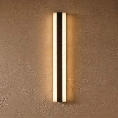 Modern Outdoor Wall Light Black Metal Wall Mounted LED Weatherproof Adjustable
