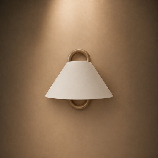 Minimalist Wall Light Wall Mounted Beech Wood Base