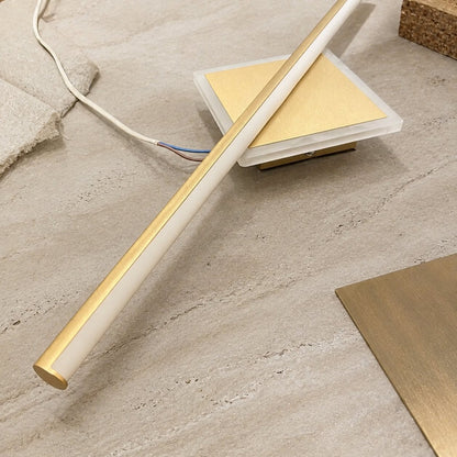 Geometric Diamond LED Vanity Wall Lamp Gold or Black 40–80cm