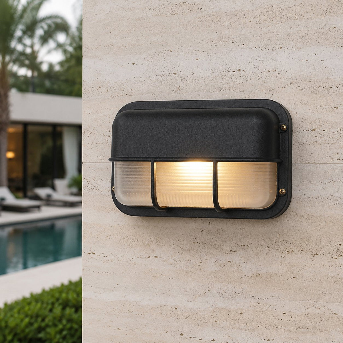 Modern Outdoor Wall Light Waterproof Aluminum LED Fixture for Patios Gardens Entryways