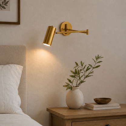 Industrial Wall Sconce Adjustable Arm LED Lighting
