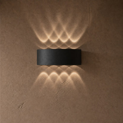 Modern Wall Light Waterproof Aluminum Up-and-Down LED Sconce for Indoor Outdoor Use