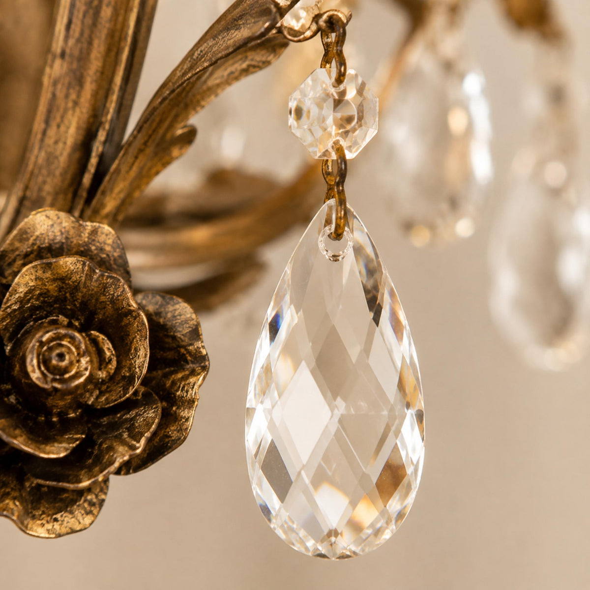 Crystal Chandelier Pendant Light Fixture LED Hanging