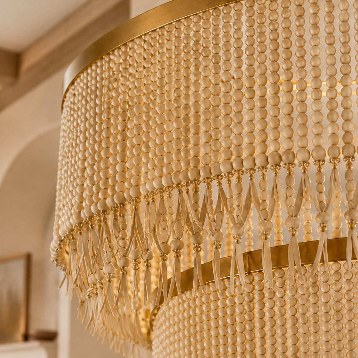 Metal Chandelier Adjustable Hanging LED Light Fixture