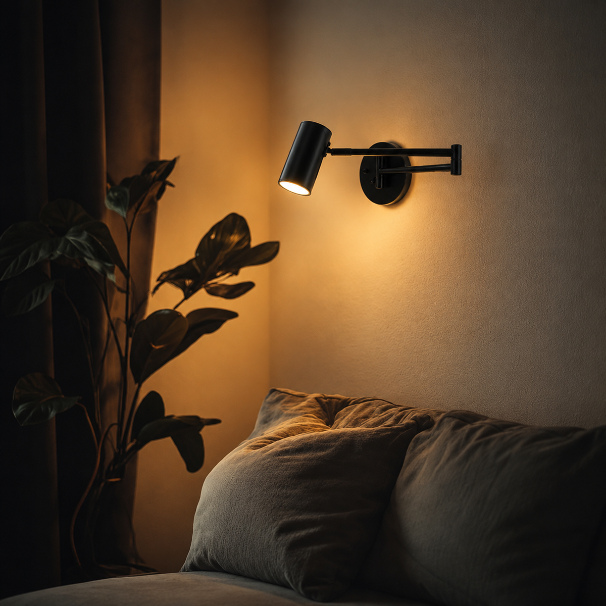 Industrial Wall Sconce Adjustable Arm LED Lighting