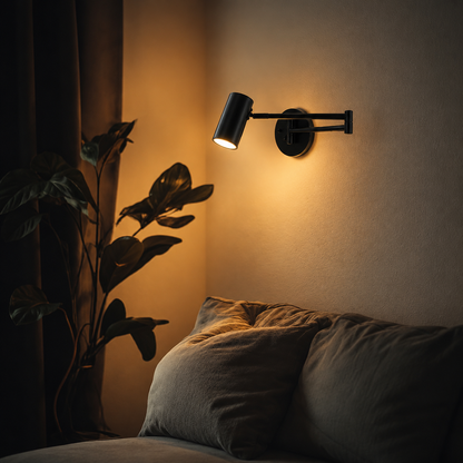 Industrial Wall Sconce Adjustable Arm LED Lighting
