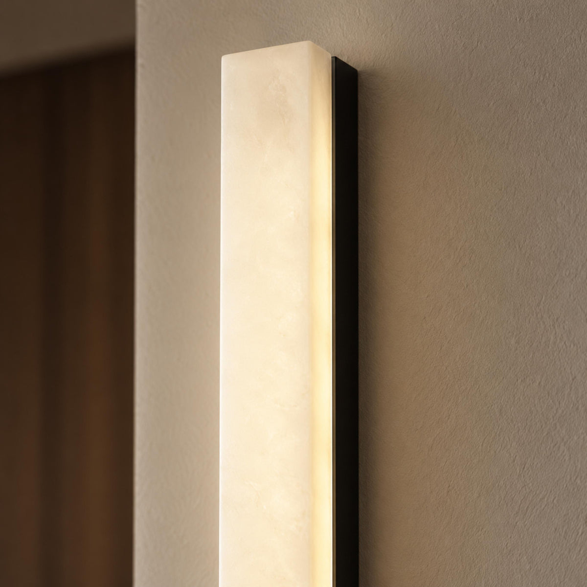 Alabaster Stone Wall Lamp LED Warm Sconce Wall Mounted
