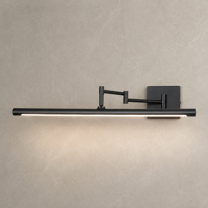 Swing Arm LED Vanity Light 20W Matte Black or White Makeup Mirror Light