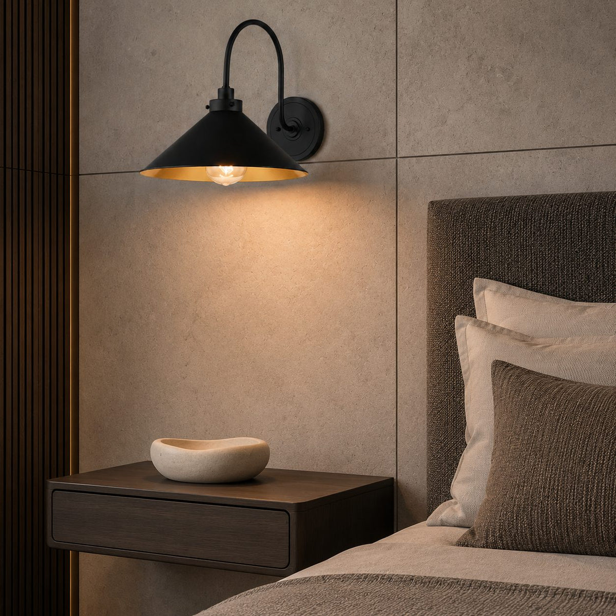 Oversized Adjustable Metal LED Wall Light