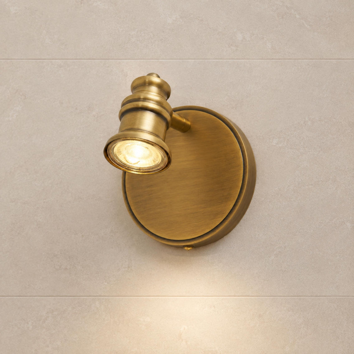 Brass Multi-Head LED Wall Light 1–5 Head Adjustable Dimmable Sconce