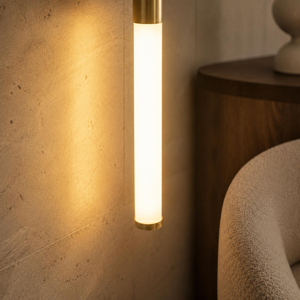 Slim Linear LED Bathroom Wall Light 39–69cm Dimmable 3000–6000K