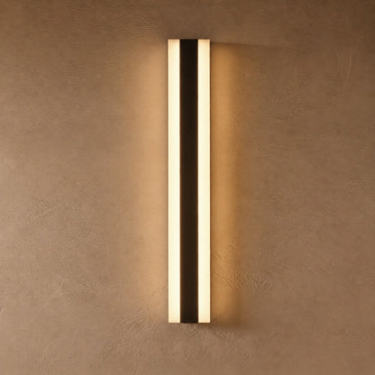 Modern Outdoor Wall Light Black Metal Wall Mounted LED Weatherproof Adjustable